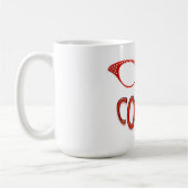 Mug Lunettes rouges Café souriant (Gauche)