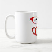 Mug Lunettes rouges Café souriant (Gauche)