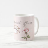 Mug Lunettes teintées de rose rose (Devant droit)