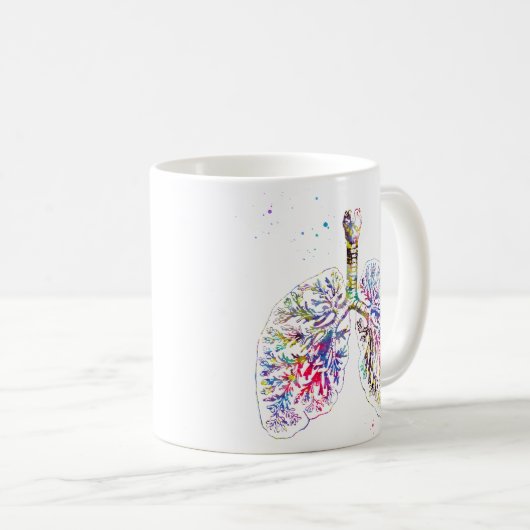 Mug Lung anatomical (Devant droit)