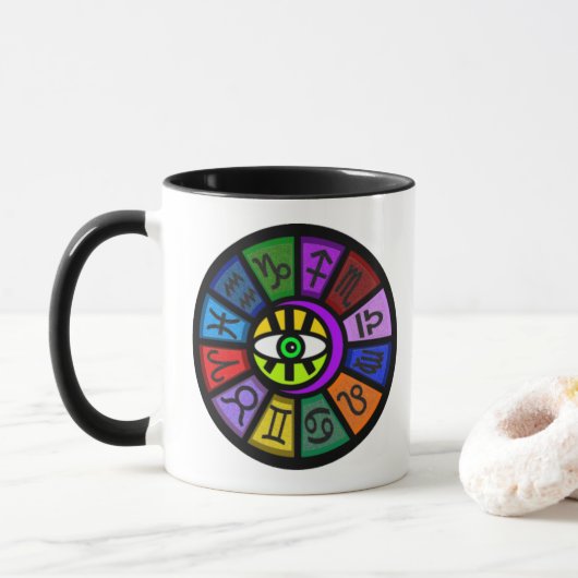 MUG L'UNIVERS DE LA MÈRE ZODIAC (Avec donut)