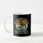 Mug L'Univers Est Fait De Protons Neutrons Electron (Gauche)