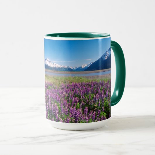 Mug Lupines en fleur | Kenai Mountains, Alaska (Devant droit)