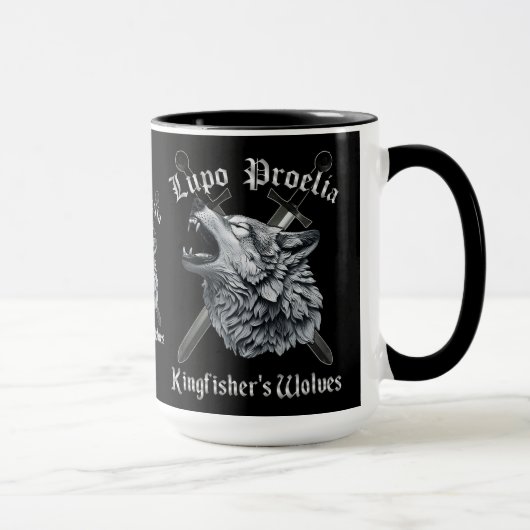 Mug Lupo Proelia Kingfisher's Loups (Droite)