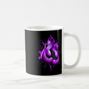 Mug Lupus Boxe Gant Purple Ribbon Sensibilisation Lutt