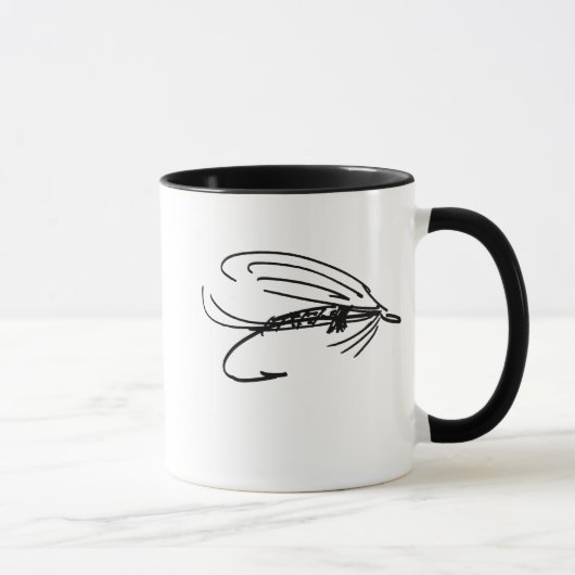 Mug Lure de vol Abstrait (Droite)