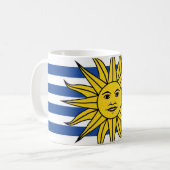 Mug L'Uruguay flag (Devant gauche)