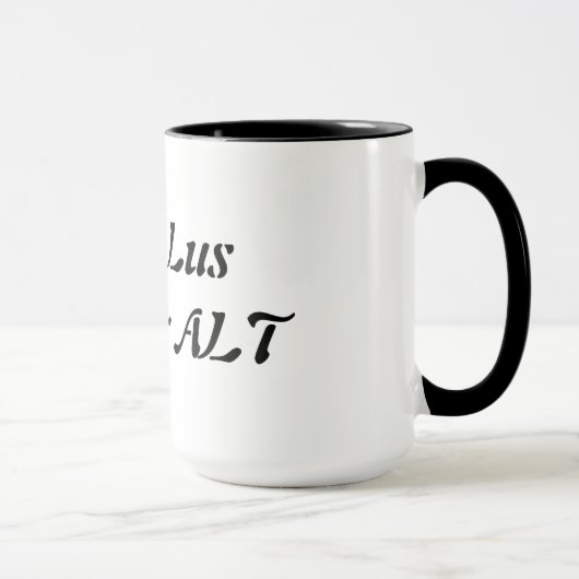 Mug Lus de Linse. Ses au-dessus d'alt (Droite)