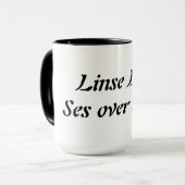 Mug Lus de Linse. Ses au-dessus d'alt (Devant gauche)