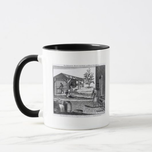 Mug L'usine de tabac dans différentes branches (Gauche)