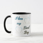 Mug L'usmc I aiment mon chien de diable (Gauche)