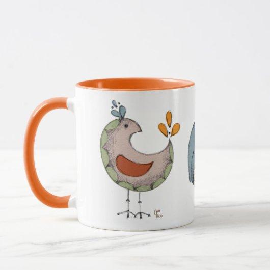 Mug Lustige Vögel (Gauche)