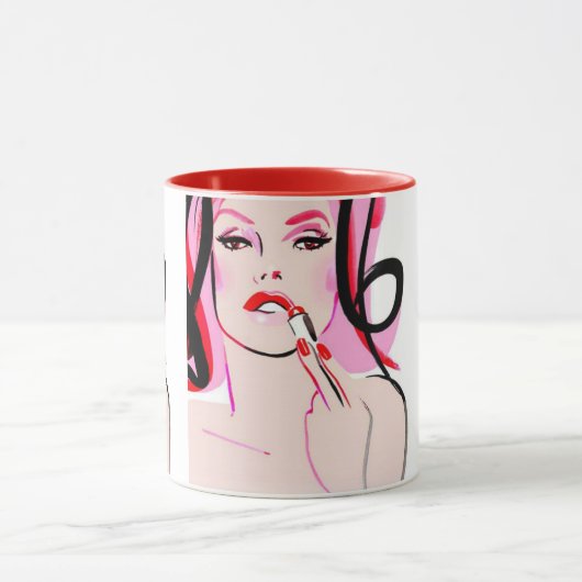 Mug lustre des lèvres (Centre)