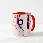 Mug lustre des lèvres (Devant droit)