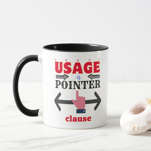 Mug L'utilisation est un pointeur dans la programmatio (Avec donut)