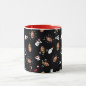 Mug Lutin Buddy motif gribouillis noir (Centre)