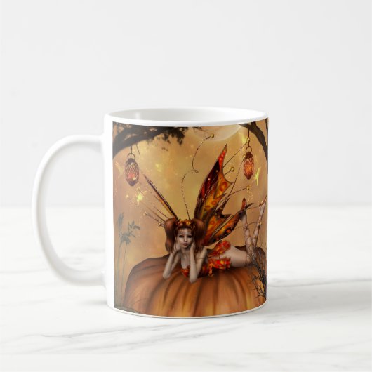 Mug Lutin de citrouille (Gauche)