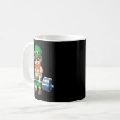 Mug Lutin de la Saint-Patrick musculation (Devant gauche)