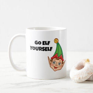 Mug Lutin de Noël, allez vous elfer vous-même