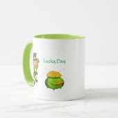 Mug Lutin et pot d'or de la Saint-Patrick (Devant gauche)