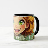 Mug Lutin joyeux - Saint-Patrick Chanceux (Devant droit)