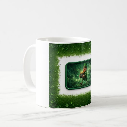 Mug Lutin portant un pot d'or (Devant gauche)
