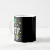 Mug Lutin squelette Saint-Patrick Shamrock Clou de gir (Devant gauche)