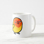 Mug Lutino Lovebird de Chubby Fischer (Devant droit)