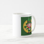 Mug Lutins chanceux et trèfle (Devant droit)