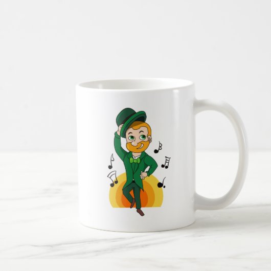 Mug Lutins dansants, dessin animé de la Saint-Patrick (Droite)