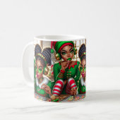 Mug Lutins mangeant des friandises (Devant gauche)