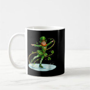 Mug Lutrin de patinage sur glace Saint-Patrick jour de