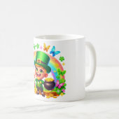 Mug Lutrin de pluie mignon avec de l'or (Devant droit)