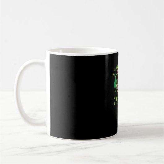 Mug Lutrin Leprechaun Irlandais Trèfle Saint-Patrick (Gauche)