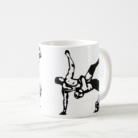 Mug Lutte blanche (Devant droit)