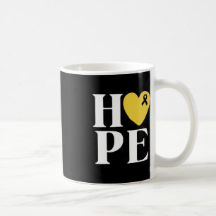 Mug Lutte contre le cancer chez les enfants Hope Gold