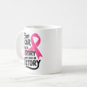 Mug Lutte contre le cancer du sein Survivant du guerri (Devant gauche)