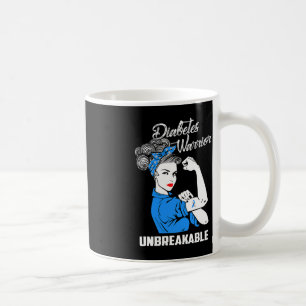 Mug Lutte contre le diabète Guerrier Indestructible Se