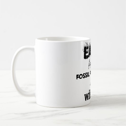 Mug Lutte contre les farces de combustibles fossiles a (Gauche)