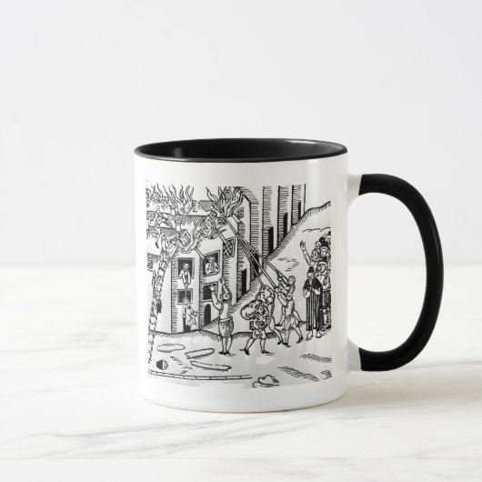Mug Lutte contre l'incendie pendant le grand feu de (Droite)
