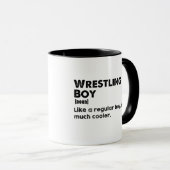 Mug Lutte Définition Garçon Drôle Lutteur (Devant droit)