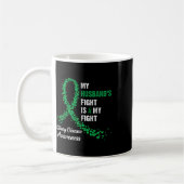 Mug Lutte du mari Ma lutte Conscience des maladies du (Gauche)