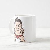 Mug Lutte japonaise du Japon de bande dessinée de (Devant gauche)