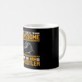 Mug Lutte Je suis un lutteur de bras (Devant droit)