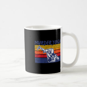 Mug Lutte Meurtre Yoga Rétro Lutteur Jiu Jitsu Femme