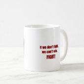 Mug Lutte pour la liberté | Conception de citation ins (Devant droit)