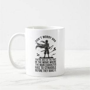 Mug Lutter avant de le faire - Motivation Anime