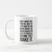 Mug Lutter avant de le faire - Motivationnel (Gauche)