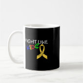 Mug Lutter comme les enfants Mois de sensibilisation a (Gauche)