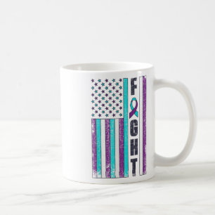 Mug Lutter contre la prévention du suicide Drapeau amé